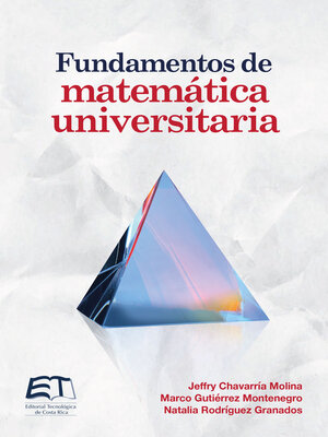 cover image of Fundamentos de matemática universitaria